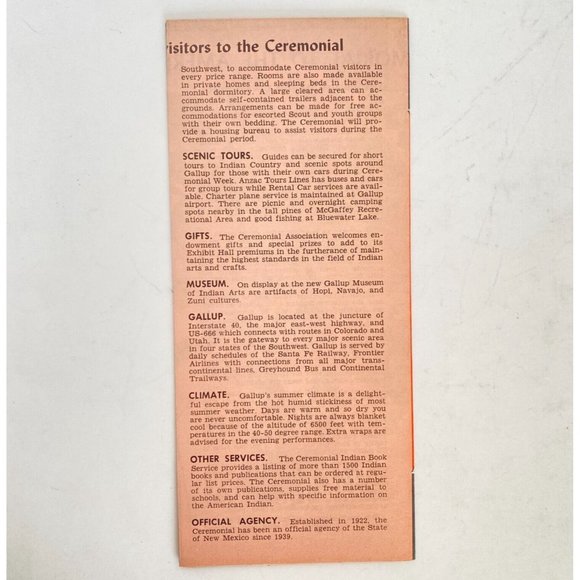 1967 US Inter-Tribal Indian Ceremonial 46th Year Brochure Gallup New Mexico - Picture 3 of 6